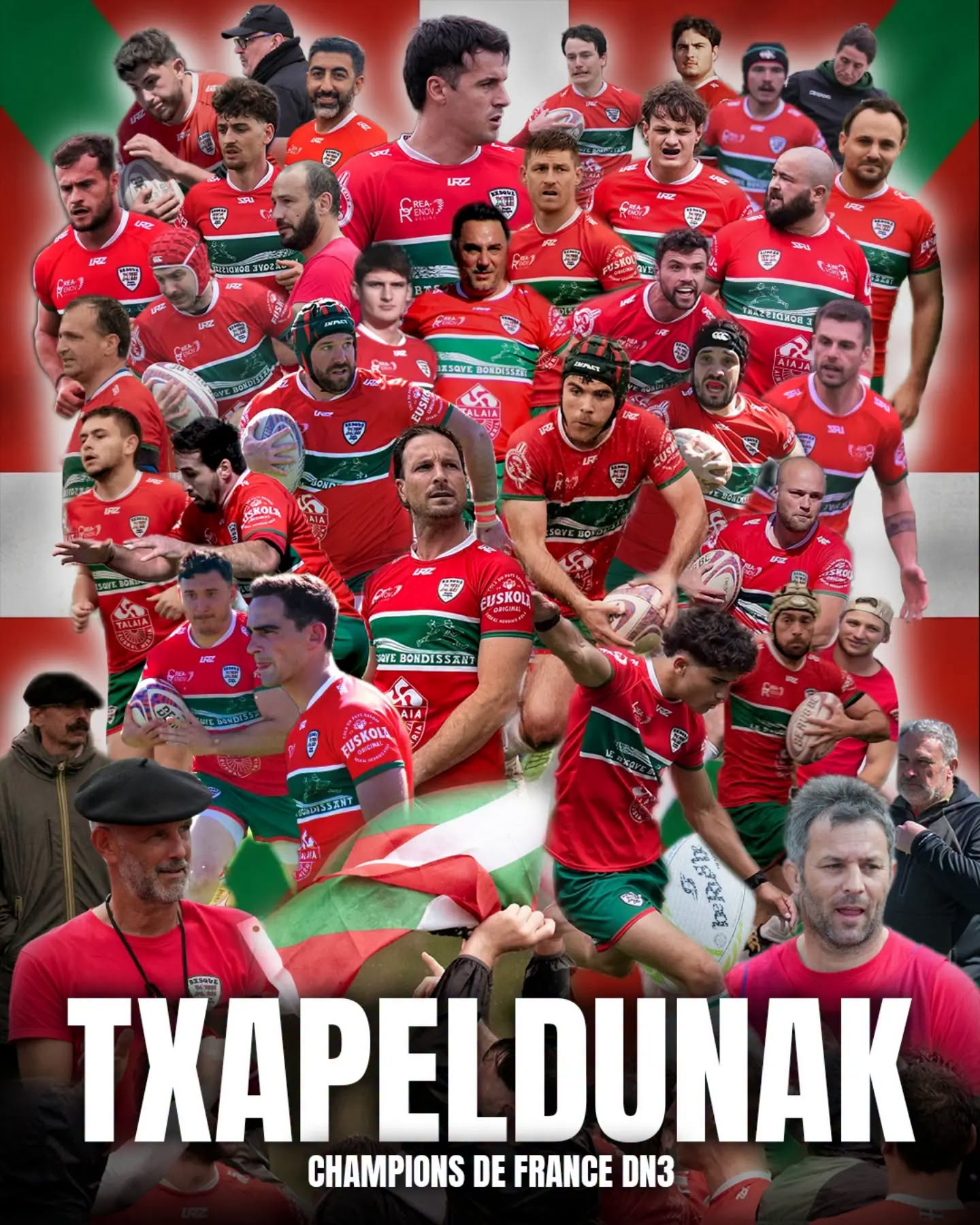 Affiche Basque XIII vs XIII Gascon